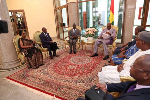Kosyam: Quatre nouveaux Ambassadeurs accrédités au Burkina Faso présentent leurs lettres de créance au Président