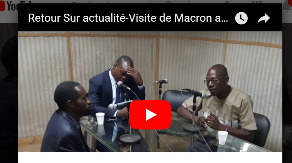 Retour Sur actualité-Visite de Macron au Burkina