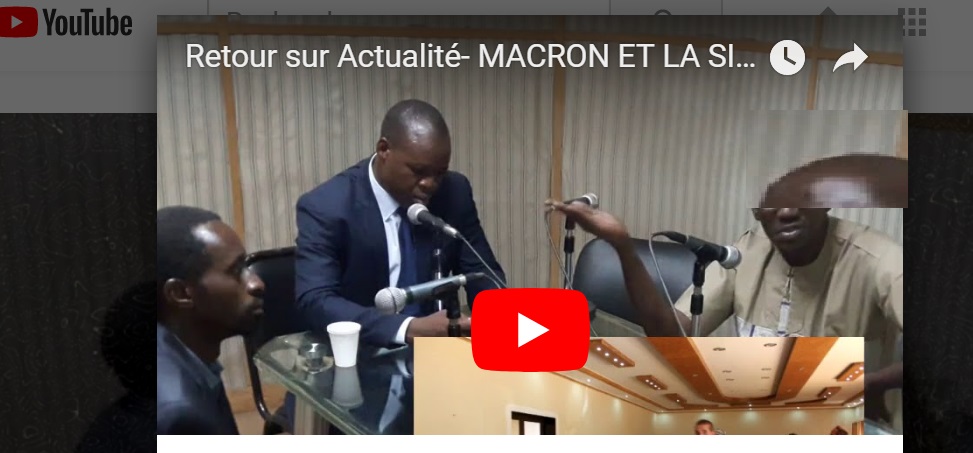 Retour sur Actualité- MACRON ET LA SITUATION EN LIBYE