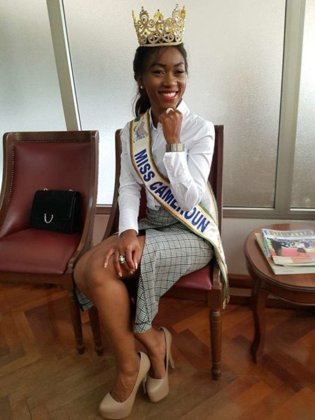 Moquée pour avoir bafouillé l’hymne nationale, Miss Cameroun…